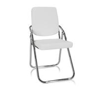 ESTO | Similicuir - Chaise pliante Blanc
