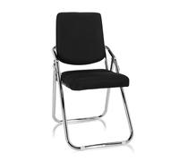 ESTO | Tissu - Chaise pliante Noir