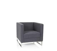 BARBADOS 1 places - Fauteuil rembourré Gris foncé