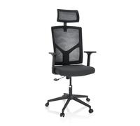 BRETON B - Siège de bureau à domicile Noir