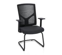 BRETON V B - Chaises cantilever Noir