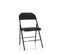 TUDELA II tissu - Chaise pliante Noir