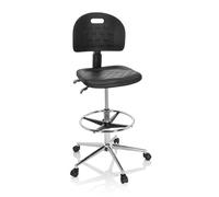 TOP WORK 23 I - Chaise de comptoir Noir