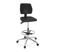 TOP WORK 11 I - Chaise de comptoir Noir