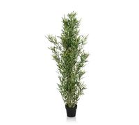 hjh OFFICE 871011 Plante Artificielle BAMBUS Arbre Artificiel pour décoration de Maison, Bambou Grande, Hauteur 165 cm, Plastique/Tissu
