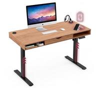 Worktime Style | 120x60 - Bureau réglable en hauteur électriquement Chêne/Noir