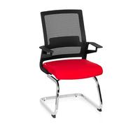 INVENTOR V - Chaises cantilever Noir/Rouge