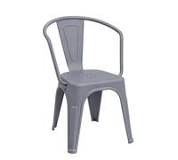 hjh OFFICE Chaise de bistro empilable, chaise de cuisine au design industriel