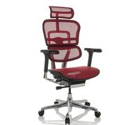 ERGOHUMAN GEN2 | tissu maille - Siège de direction de luxe Rouge