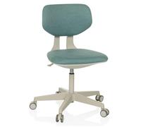 hjh OFFICE Chaise pivotante pour Enfants avec Dossier réglable en Hauteur Kid Classic Chaise de Bureau évolutive pour Enfants de 6 à 12 Ans, Bleu