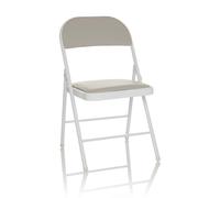 TUDELA W simili-cuir/synthétique - Chaise pliante Gris