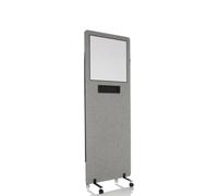 hjh Office Cloison Mobile FLEXMIUT WB avec Tableau Blanc Gris, 891012