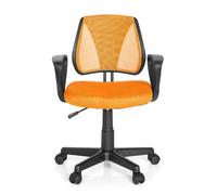 Hjh office Fauteuil de bureau tissu - Orange