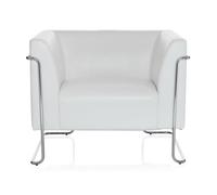 CURACAO 1 places - Fauteuil rembourré Blanc