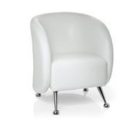 ST. LUCIA 1 places - Fauteuil rembourré Blanc