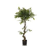 hjh OFFICE Plante Artificielle FICUS I Plante décorative Artificielle 120 cm, figuier de barbarie, Arbre Artificiel Facile d'entretien, Vert 871057