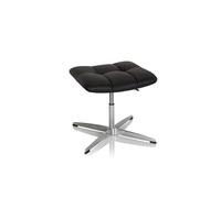 SARANTO Tabouret | similicuir - Tabouret rembourré Noir