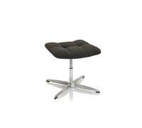 HJH Office Tabouret SARANTO rembourré pivotant Noir