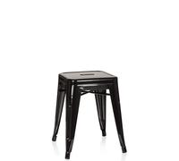 hjh Office Tabouret Vantaggio 1 Noir Métallisé