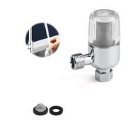 HJIAMA Filtre Douche Acier Inoxydable, Filtre eau Douche Interface Universelle 4 Points Réutilisable pour Robinets, Chauffe Eau, Machines Laver