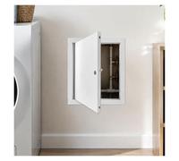HJLKDYM Panneau D'accès Verrouillable Porte D'inspection Murale Amovible | Panneau de recouvrement d'entrée en plaques de plâtre pour montage de tuyauterie encastrée avec cadre d'ouverture