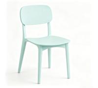 HJYXXSR Chaises de Salle à Manger Modernes en Plastique, chaises latérales empilables en PP, dossiers Confortables de Conception Ergonomique, adaptées aux salles à Manger, Cuisines, Salons Green