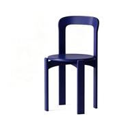 HJYXXSR Chaises De Salle à Manger Rétro en Bois Massif, Chaises De Salle à Manger sans Accoudoirs, Chaises Empilables à Dossier Incurvé, Adaptées Aux Cuisines, Salles à Manger Et Bistros Blue