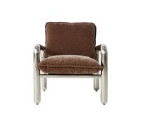 HK LIVING - Fauteuil rembourré Marron