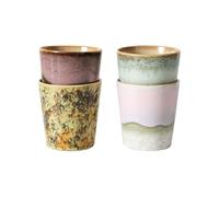 HKliving Mug 70's. 4-pack Serendipity