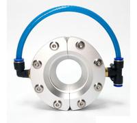 HKFGSHOP Souffleur À Lame Dair Annulaire À 360°, Lame Dair Annulaire en Alliage Daluminium De 8 À 203 Mm, Conception en Deux Parties pour Une Installation Facile, Faible 13 mm