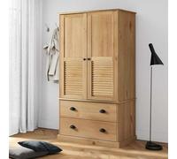 HKLGBVCR Garde-Robe Vigo 90x55x170 cm Bois Massif de pin