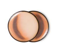 HKliving Assiette 70's Ø 17.5 cm 2 pièces Horizon