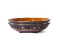 HKliving Bol 70's curry 21.7x21 cm Lot de 2 Daybreak