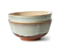 HKliving Bol à ramen 70's Ø19 cm. 2 pièces Verge