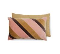 HKliving Coussin en velours Striped 30x50 cm Sunkissed