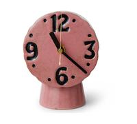 HKliving Horloge en céramique rétro 16.2 cm Pink