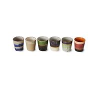 HKliving Mug 70’s lot de 6 Grounding