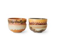 HKliving Petit bol 70's lot de 4 Marine