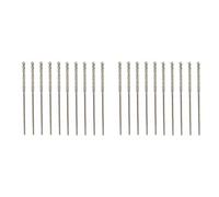 Hklshyd 40 Pièces Séries 0,8 mm Enduit de Diamant Pointe Pointe Foret Hélicoïdal pour Carreaux de Pierre de En Verre
