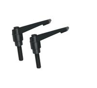 HKSDKABOP Levier de serrage en alliage d'aluminium et en acier au carbone | Noir, M4/M5/M6/M8, 12-70 mm, for le réglage des machines(M4- 30MM)