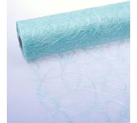 HKT Home Deco Sizoweb Chemin de Table Bleu Glacier 60 cm Rouleau 25 Mètres - 64-600-25-043
