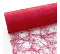 HKT Home Deco Sizoweb Chemin de Table Rouge 30 cm Rouleau 25 m 64 009 de r
