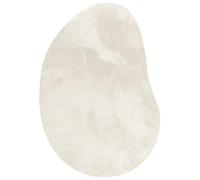 HKTMGDNG Huarte Tapis en polyester Crème 100 x 200 cm | Tapis de couloir en polyester doux crème pour salon, chambre à coucher et couloir. Dessous antidérapant pour un maintien sûr.