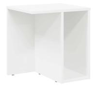 HKTMGDNG Table d'appoint blanche - 37 x 32 x 40 cm - En bois - Table de | Dispose d'une étagère de rangement ouverte, mesurant 37 x 32 x 40 cm, idéale pour les tables de chevet de chambre ou le salon