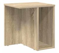 HKTMGDNG Table d'appoint en chêne Sonoma - 37 x 32 x 40 cm - Petite table | Dispose d'une étagère de rangement ouverte, mesurant 37 x 32 x 40 cm, idéale pour les tables de chevet de chambre ou le salon