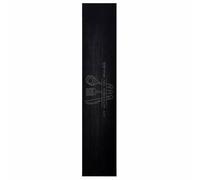 HKTMGDNG Tapis de cuisine en velours noir - 300 x 60 cm - Couverts | Tapis absorbant et antidérapant avec motif couverts pour couloir, salle à manger et cuisine. Lavable en machine