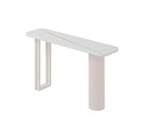 HLDJYLZS Table Console en Pierre Frittée, Cadre en Acier au Carbone | Pierre frittée, acier au carbone, style italien moderne, design gain de place, entrée, couloir, salon