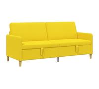 hliofuir Canapé 3 places avec espace de rangement, en polyester, jaune | Canapé rembourré compact avec siège rabattable pour un espace de rangement dans le salon. Housse en polyester amovible pour