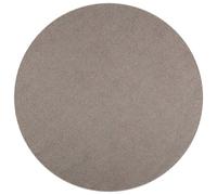 hliofuir Tapis rond Ø 120 cm crème taupe polyester antidérapant | Tapis rond doux pour chambre à coucher et couloir. Facile d'entretien, insonorisant et antidérapant.