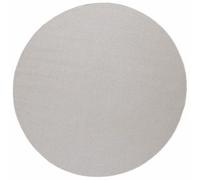 hliofuir Tapis rond Lugo crème Ø 120 cm en polyester | Dessous antidérapant pour un maintien sûr dans la chambre, le couloir et le salon. Insonorisant et lavable en machine.